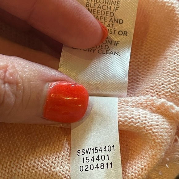 J. Jill Light Pink Linen Blend Fringe Bottom Tank Size XS‎ - Picture 10 of 10